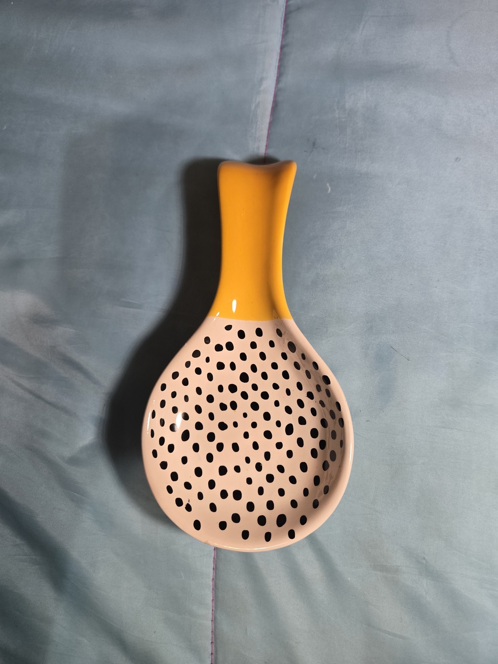 Tabletops Gallery Stoneware Spotted Farmhouse Spoonrest Super Cute Large